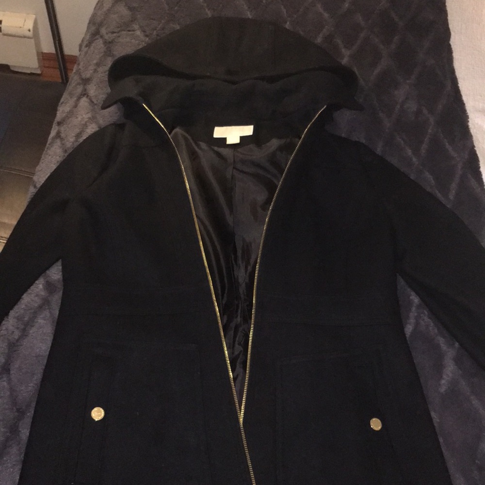 Black Winter Peacoat